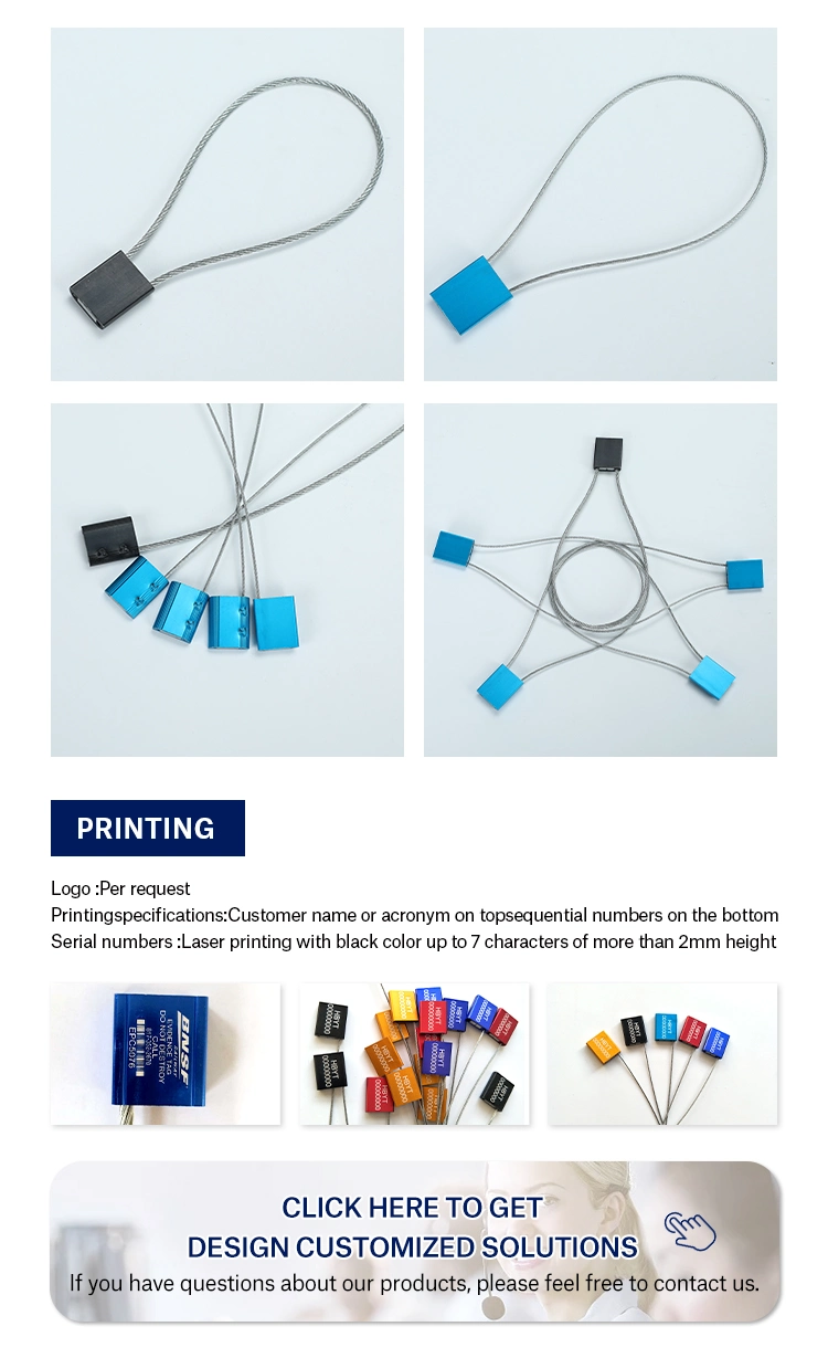 Colored Pull Tight Hexagonal Tamper Resistant Cable Seal